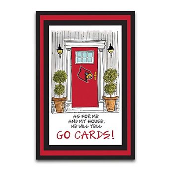 "Louisville Cardinals As For Me 12"" x 18"" Garden Flag"
