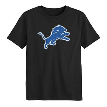 Preschool Outerstuff Black Detroit Lions Primary Logo T-Shirt