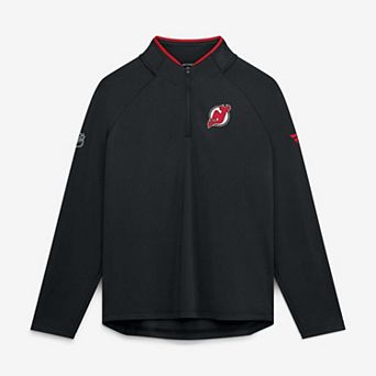 Women's Fanatics Black New Jersey Devils Authentic Pro Rink Lightweight Quarter-Zip Pullover