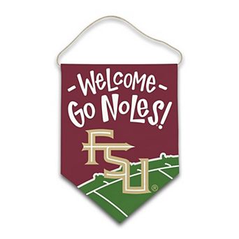 Florida State Seminoles Welcome Canvas Hanger