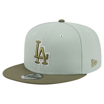 Men's New Era Light Green/Olive Los Angeles Dodgers Color Pack 9FIFTY Snapback Hat