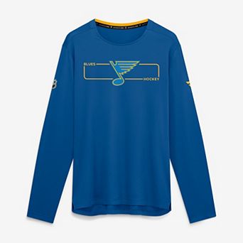 Men's Fanatics Blue St. Louis Blues Authentic Pro Rink Tech Long Sleeve T-Shirt