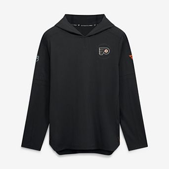 Men's Fanatics Black Philadelphia Flyers Authentic Pro Train Lightweight Hoodie