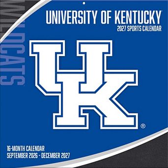 Kentucky Wildcats 2027 12 ۝ x 12 ۝ Team Wall Calendar
