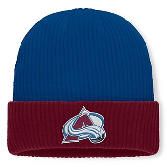 Men's Fanatics Blue Colorado Avalanche Authentic Pro Rink Cuffed Knit Hat