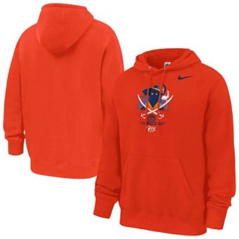 Men's Nike Orange Virginia Cavaliers Club Fleece Hoodie