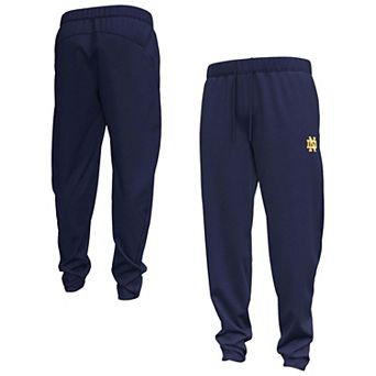 Men's Under Armour Navy Notre Dame Fighting Irish 2026 Sideline Unstoppable Fleece Pants