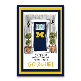 "Michigan Wolverines As For Me 12"" x 18"" Garden Flag"