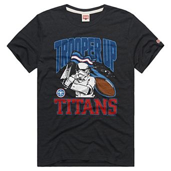 Unisex Homage Charcoal Tennessee Titans Star Wars x NFL Tri-Blend T-Shirt