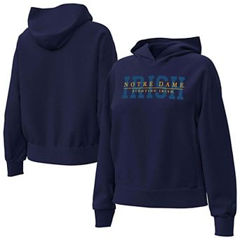 Women's Under Armour Navy Notre Dame Fighting Irish Icon Fleece Hoodie