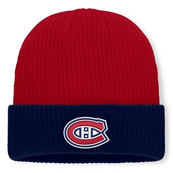 Men's Fanatics Red Montreal Canadiens Authentic Pro Rink Cuffed Knit Hat