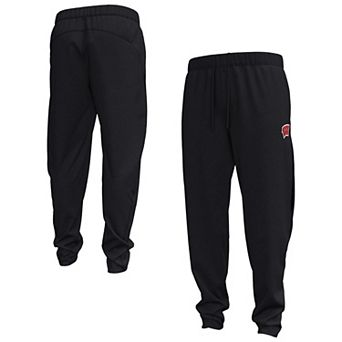 Men's Under Armour Black Wisconsin Badgers 2026 Sideline Unstoppable Fleece Pants