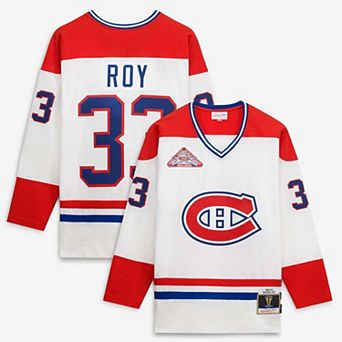 Men's Mitchell & Ness Patrick Roy White Montreal Canadiens 1992 Power Play Jersey