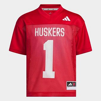 Youth adidas Scarlet Nebraska Huskers Tailgate Jersey