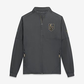 Men's Fanatics Charcoal Vegas Golden Knights Authentic Pro Rink Fleece Full-Zip Jacket