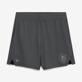 Men's Fanatics Charcoal Vegas Golden Knights Authentic Pro Training Shorts