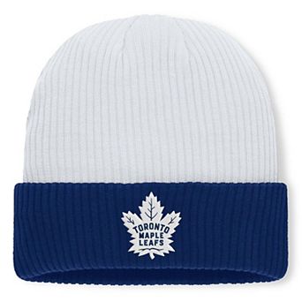 Men's Fanatics White Toronto Maple Leafs Authentic Pro Rink Cuffed Knit Hat