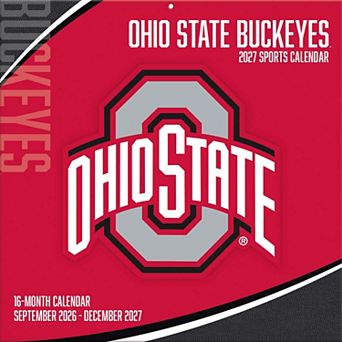 Ohio State Buckeyes 2027 12 ۝ x 12 ۝ Team Wall Calendar