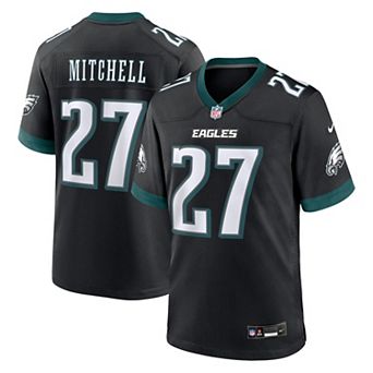 Men's Nike Quinyon Mitchell Black Philadelphia Eagles Alternate Game Jersey