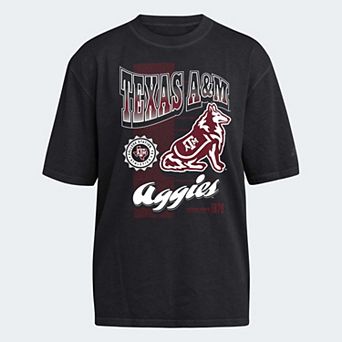 Women's adidas Black Texas A&M Aggies Premium Fashion T-Shirt