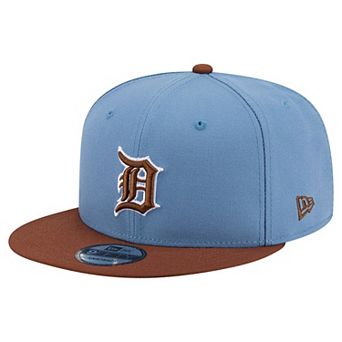 Men's New Era Light Blue/Brown Detroit Tigers Color Pack 9FIFTY Snapback Hat