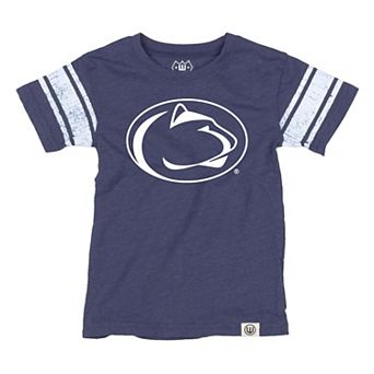 Youth Wes & Willy Navy Penn State Nittany Lions Football Jersey T-Shirt
