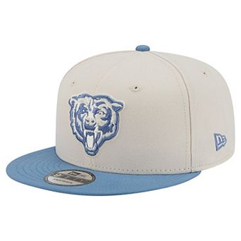 Men's New Era Cream/Blue Chicago Bears Color Pack Two-Tone 9FIFTY Snapback Hat