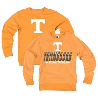 Youth Wes & Willy Tennessee Orange Tennessee Volunteers Reversible Sweatshirt