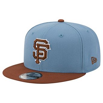 Men's New Era Light Blue/Brown San Francisco Giants Color Pack 9FIFTY Snapback Hat