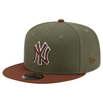 Men's New Era Olive/Brown New York Yankees Color Pack 9FIFTY Snapback Hat