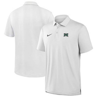 Men's Nike White Hawaii Rainbow Warriors 2026 Sideline Polo