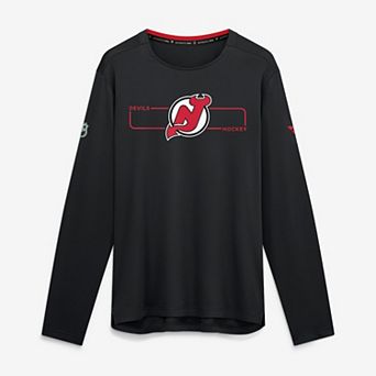 Men's Fanatics Black New Jersey Devils Authentic Pro Rink Tech Long Sleeve T-Shirt