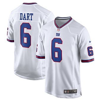 Men's Nike Jaxson Dart White New York Giants Alternate Vintage White Game Jersey