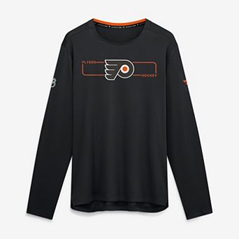 Men's Fanatics Black Philadelphia Flyers Authentic Pro Rink Tech Long Sleeve T-Shirt