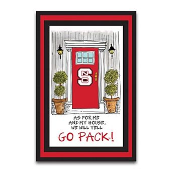 "NC State Wolfpack As For Me 12"" x 18"" Garden Flag"