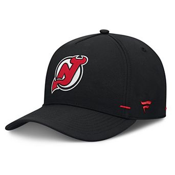 Men's Fanatics Black New Jersey Devils Authentic Pro Rink Bar Tacks A-Frame Adjustable Hat