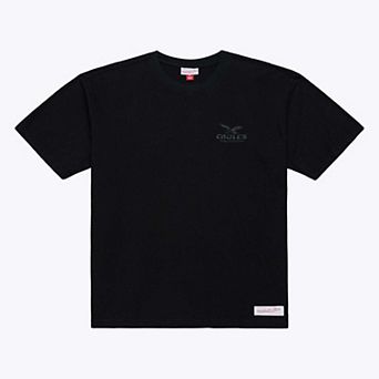 Men's Mitchell & Ness Black Philadelphia Eagles Core Essentials Micro Logo T-Shirt