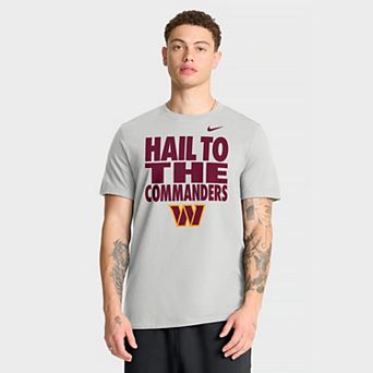 Men's Nike Gray Washington Commanders We Run This T-Shirt