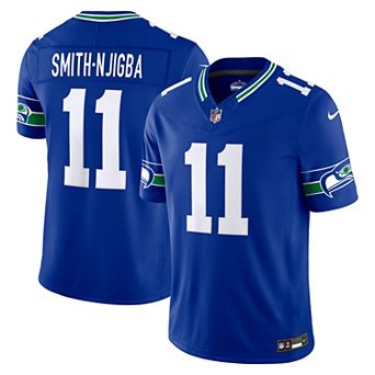 Men's Nike Jaxon Smith-Njigba Royal Seattle Seahawks Alternate Vapor F.U.S.E. Stitched Limited Jersey