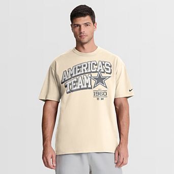 Men's Nike Natural Dallas Cowboys Vintage Mod Blown Away Max90 T-Shirt