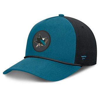 Men's Fanatics Teal San Jose Sharks Authentic Pro Rink A-Frame Adjustable Hat