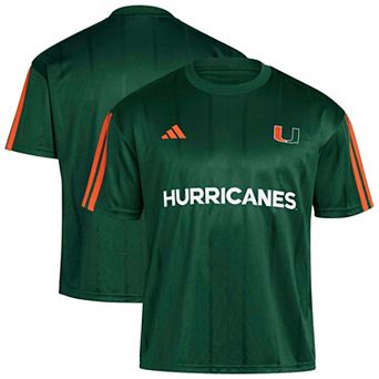 Men's adidas Green Miami Hurricanes Soccer Fashion Jersey