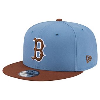 Men's New Era Light Blue/Brown Boston Red Sox Color Pack 9FIFTY Snapback Hat