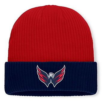 Men's Fanatics Red Washington Capitals Authentic Pro Rink Cuffed Knit Hat