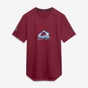 Men's Fanatics Burgundy Colorado Avalanche Authentic Pro Train Performance T-Shirt
