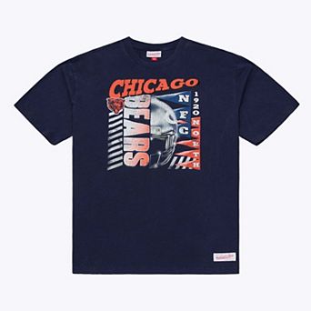 Men's Mitchell & Ness Navy Chicago Bears Core Essentials Street Graphic Short Sleeve T-Shirt