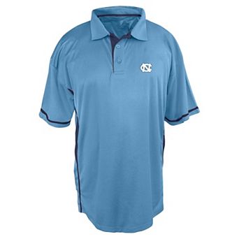 Men's Big and Tall Profile Light Blue North Carolina Tar Heels Color Block Panel Polo
