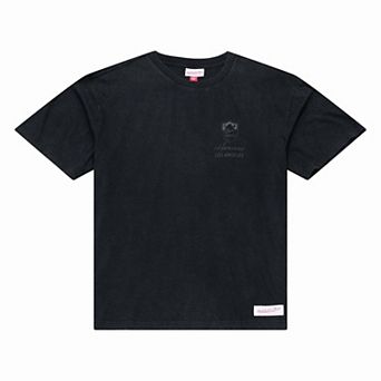 Men's Mitchell & Ness Black Los Angeles Chargers Core Essentials Micro Logo T-Shirt