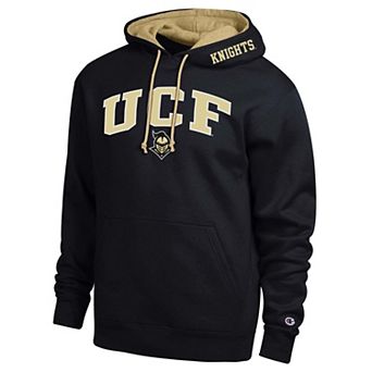 Men's Champion Black UCF Knights Arch Tackle Twill Hoodie