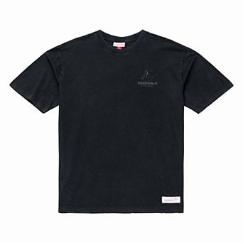 Men's Mitchell & Ness Black Arizona Cardinals Core Essentials Micro Logo T-Shirt